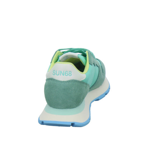 SUN68 Ally Solid Schnürhalbschuhe türkis - 360° Ansicht