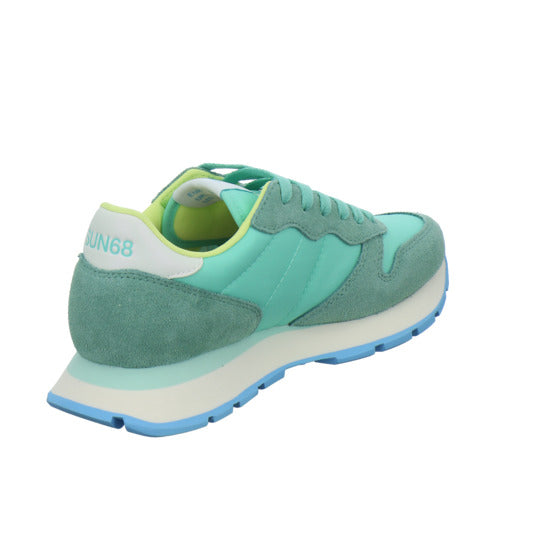 SUN68 Ally Solid Schnürhalbschuhe türkis - 360° Ansicht