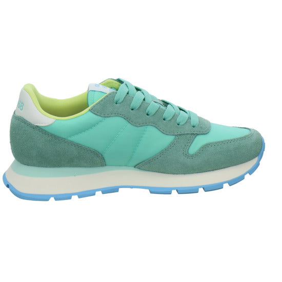 SUN68 Ally Solid Schnürhalbschuhe türkis - 360° Ansicht