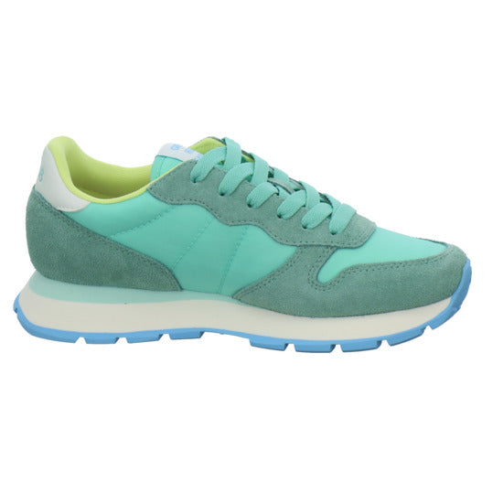 SUN68 Ally Solid Schnürhalbschuhe türkis - 360° Ansicht