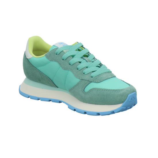 SUN68 Ally Solid Schnürhalbschuhe türkis - 360° Ansicht