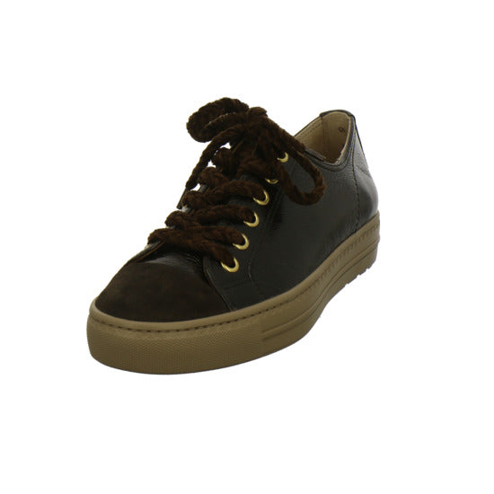 Paul Green Schnürhalbschuhe Dunkelbraun