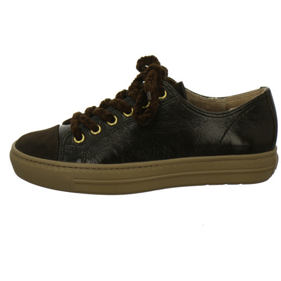 Paul Green Schnürhalbschuhe Dunkelbraun