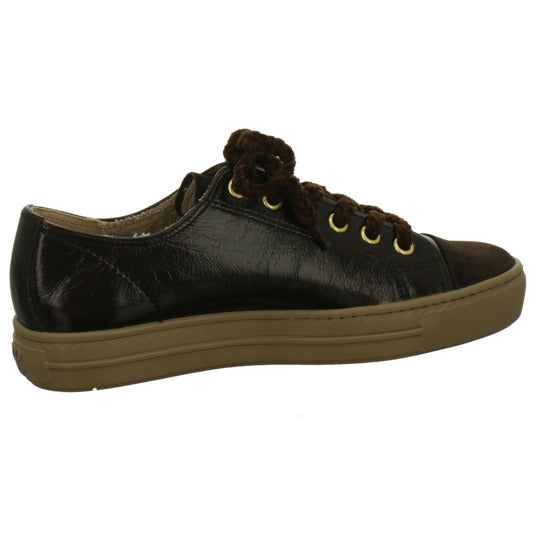 Paul Green Schnürhalbschuhe Dunkelbraun