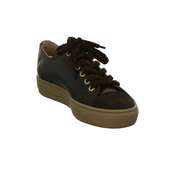 Paul Green Schnürhalbschuhe Dunkelbraun