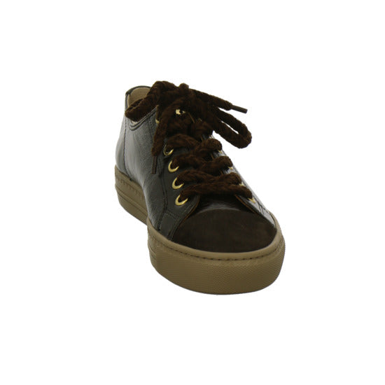 Paul Green Schnürhalbschuhe Dunkelbraun