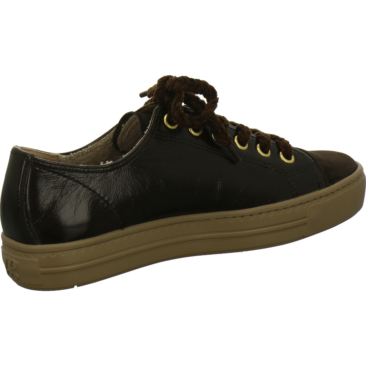 Paul Green Schnürhalbschuhe Dunkelbraun
