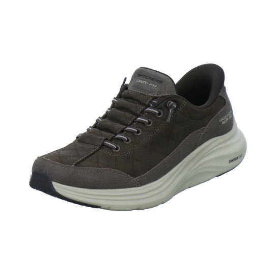 Skechers Sneaker Damen Slip Ins Dunkelbraun
