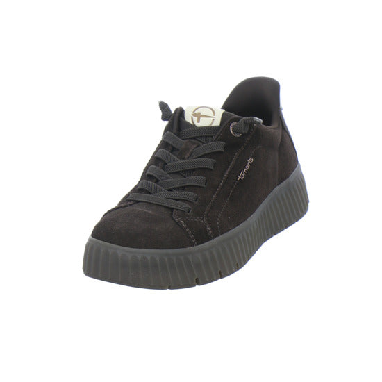Tamaris Wide Fit Sneaker Damen Slip In Dunkelbraun