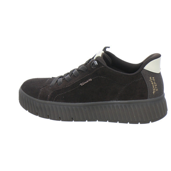 Tamaris Wide Fit Sneaker Damen Slip In Dunkelbraun