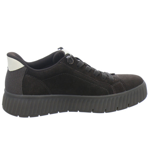 Tamaris Wide Fit Sneaker Damen Slip In Dunkelbraun