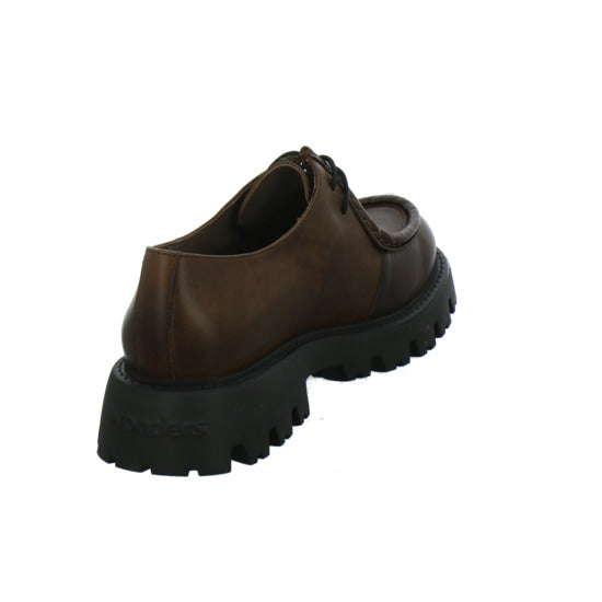 Wonders Schnürhalbschuhe Mittelbraun