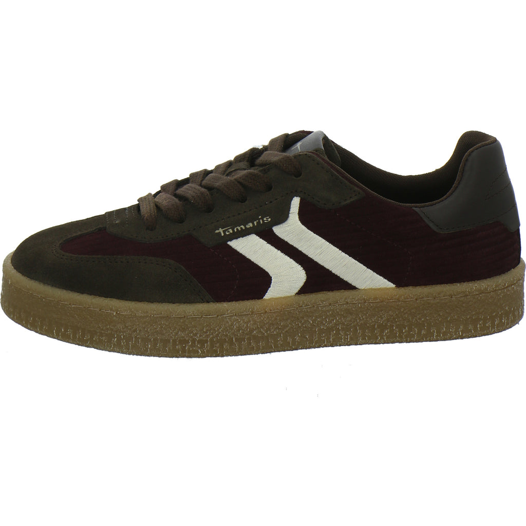 Tamaris Schnürhalbschuhe Braun-kombi