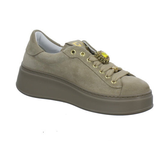 GIO+ Schnürhalbschuhe taupe - 360° Ansicht
