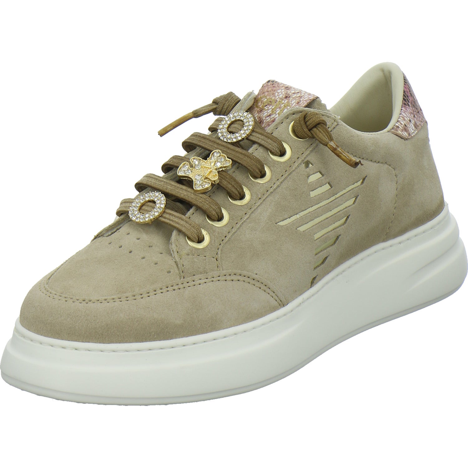 Cetti Schnürhalbschuhe taupe