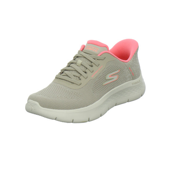 Skechers Slip Ins Schnürhalbschuhe taupe