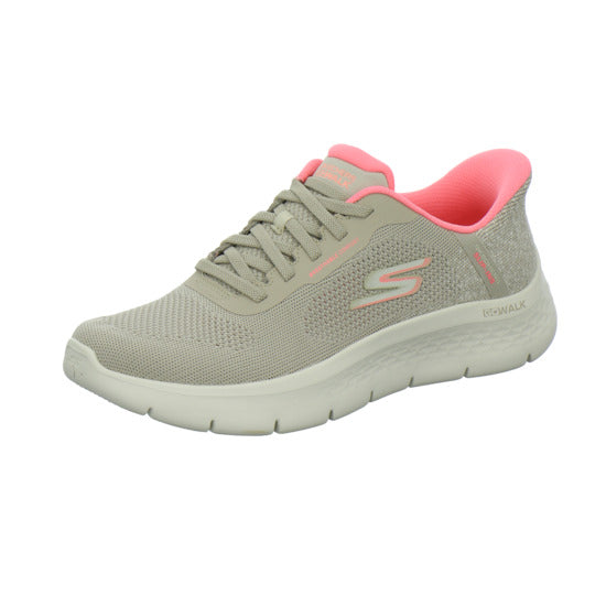 Skechers Slip Ins Schnürhalbschuhe taupe