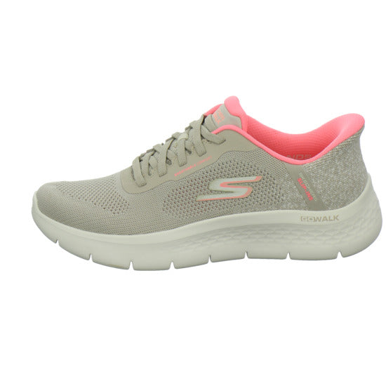 Skechers Slip Ins Schnürhalbschuhe taupe