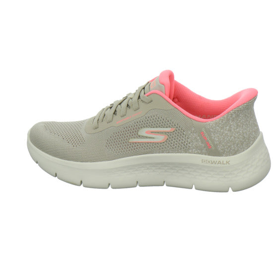 Skechers Slip Ins Schnürhalbschuhe taupe