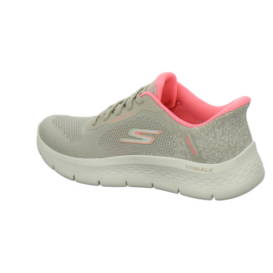 Skechers Slip Ins Schnürhalbschuhe taupe