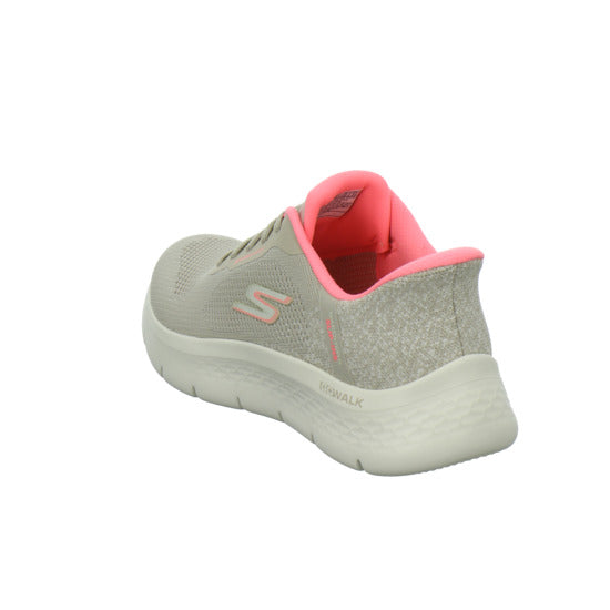 Skechers Slip Ins Schnürhalbschuhe taupe