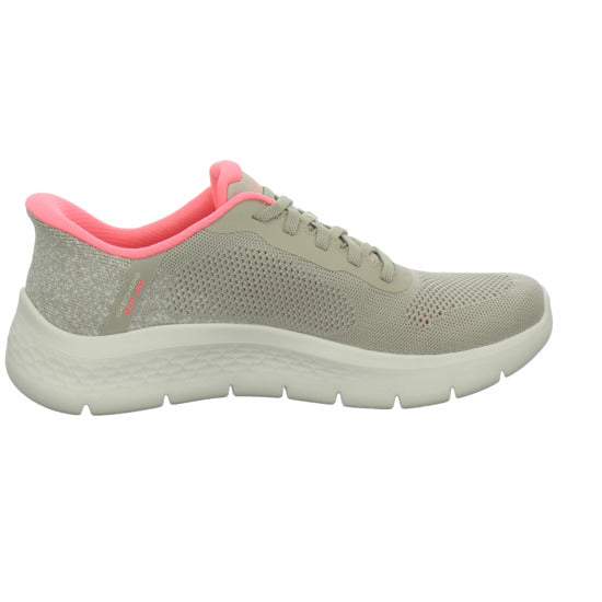 Skechers Slip Ins Schnürhalbschuhe taupe