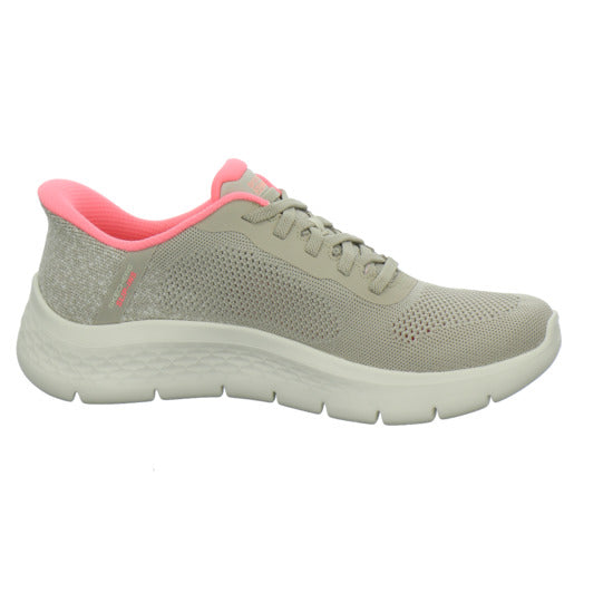 Skechers Slip Ins Schnürhalbschuhe taupe