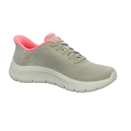 Skechers Slip Ins Schnürhalbschuhe taupe