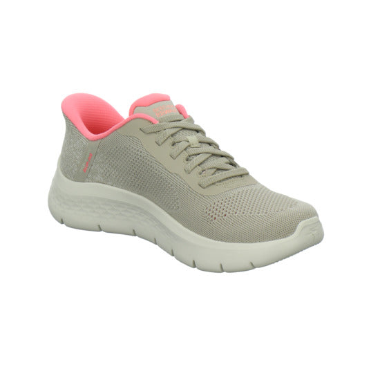 Skechers Slip Ins Schnürhalbschuhe taupe