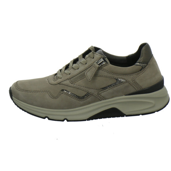Gabor Comfort Rolling Soft Schnürhalbschuhe taupe
