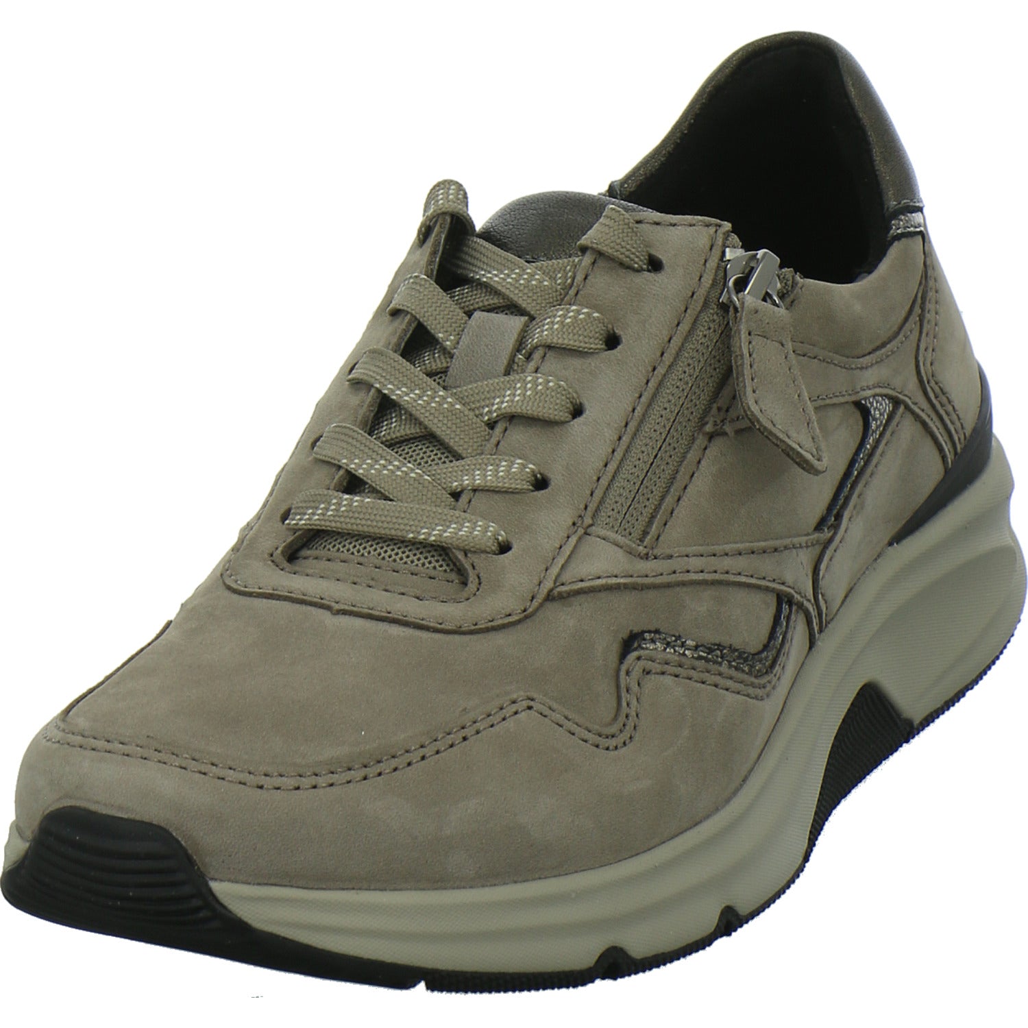 Gabor Comfort Rolling Soft Schnürhalbschuhe taupe