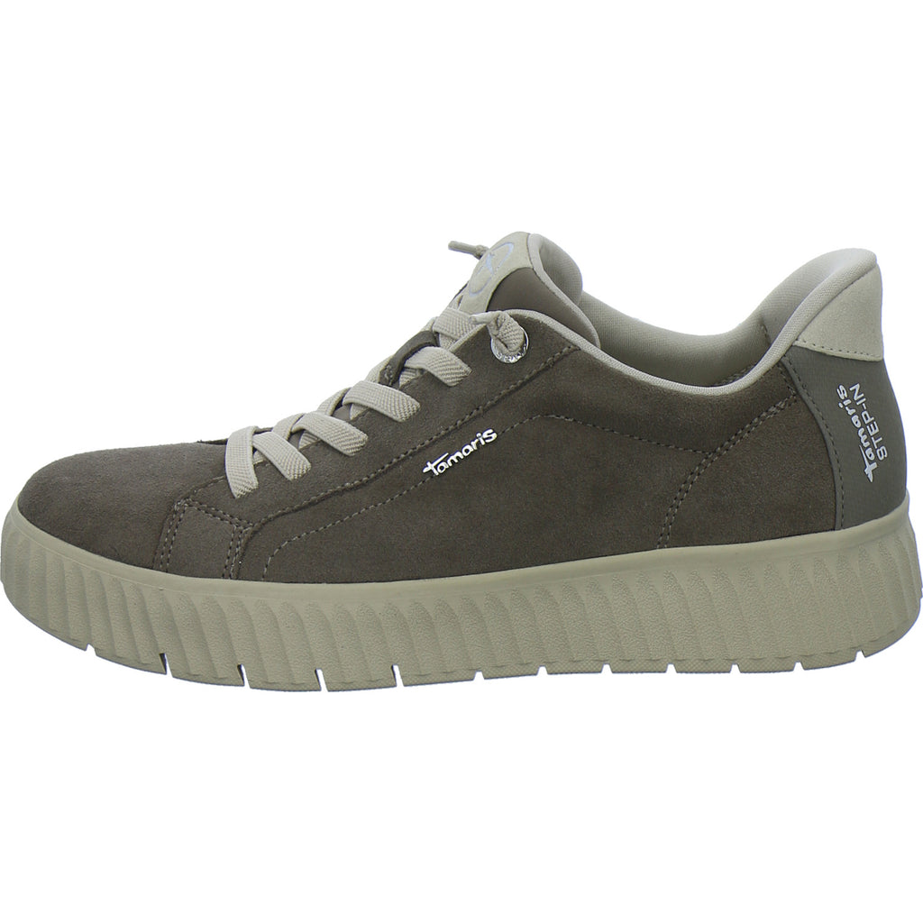 Tamaris Wide Fit Sneaker Damen Slip In taupe