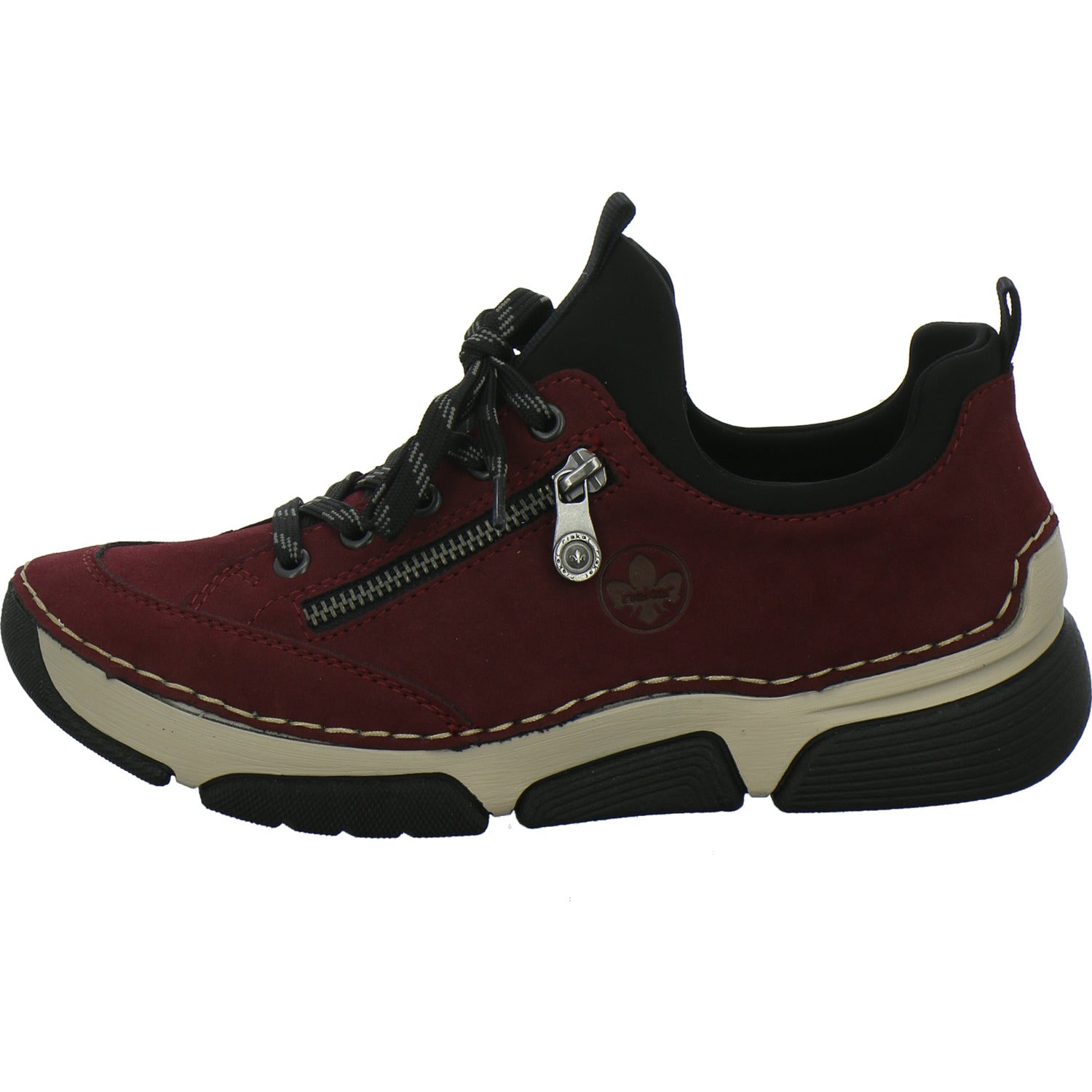 Rieker Schnürhalbschuhe Bordeaux