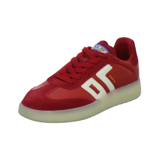 Back 70 Schnürhalbschuhe Rot - 360° Ansicht