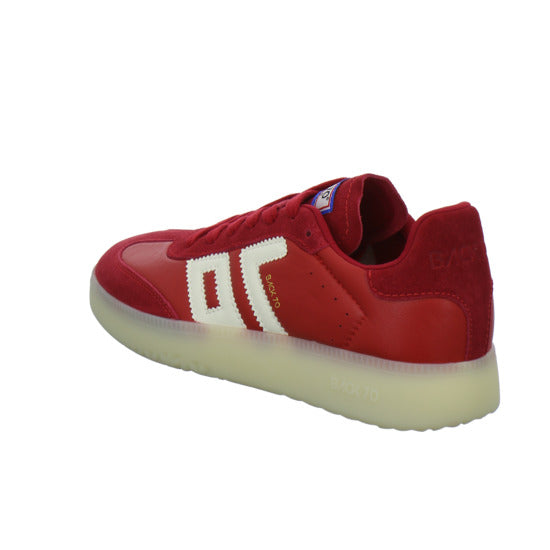 Back 70 Schnürhalbschuhe Rot - 360° Ansicht