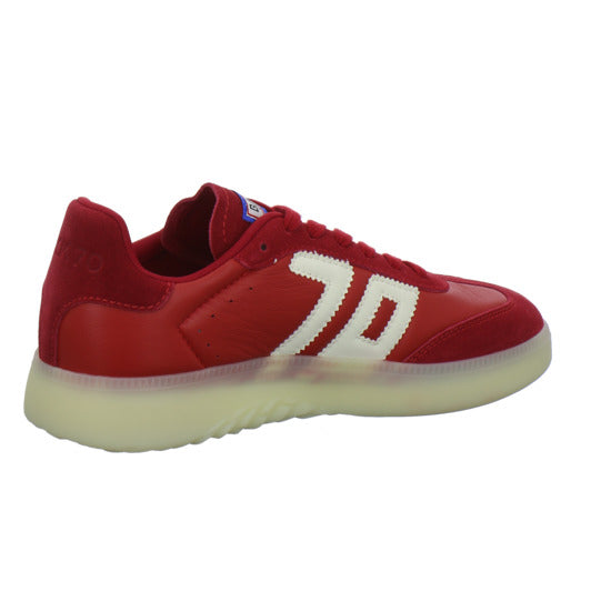 Back 70 Schnürhalbschuhe Rot - 360° Ansicht