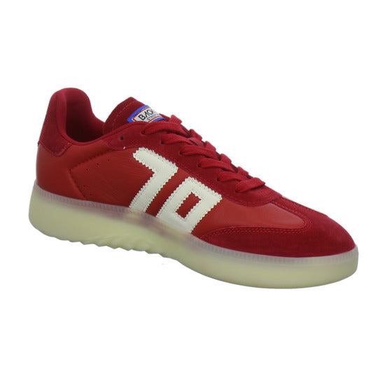 Back 70 Schnürhalbschuhe Rot - 360° Ansicht