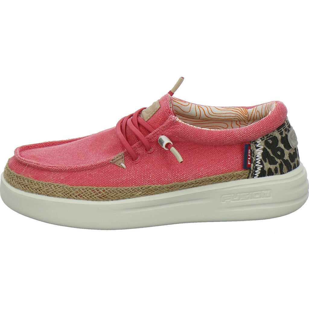 Fusion Schnürhalbschuhe Rot