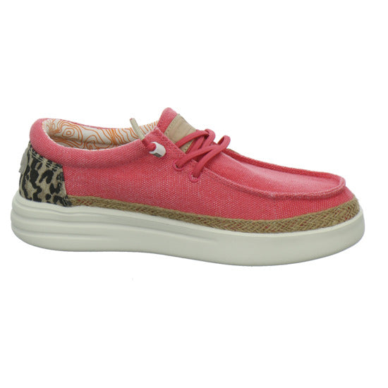 Fusion Schnürhalbschuhe Rot