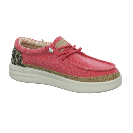 Fusion Schnürhalbschuhe Rot