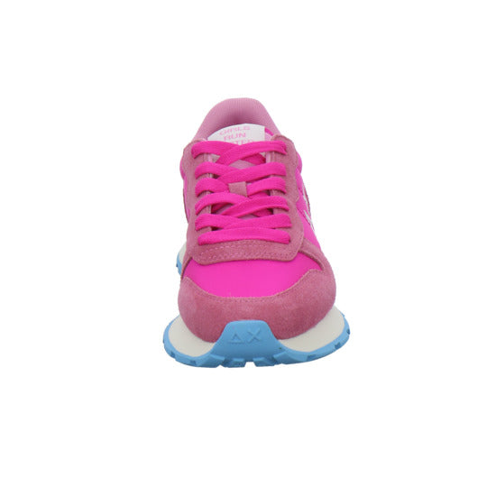 SUN68 Ally Solid Schnürhalbschuhe Pink - 360° Ansicht