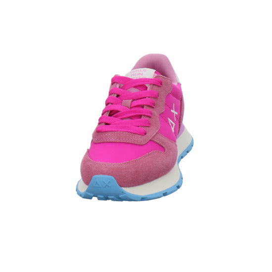 SUN68 Ally Solid Schnürhalbschuhe Pink - 360° Ansicht