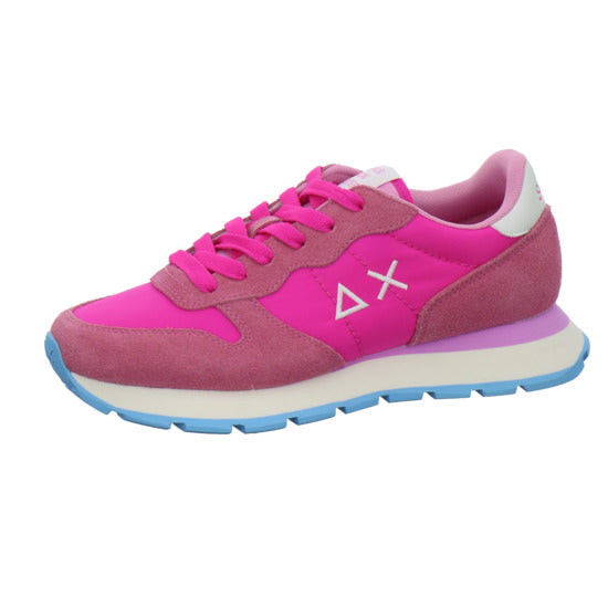 SUN68 Ally Solid Schnürhalbschuhe Pink - 360° Ansicht