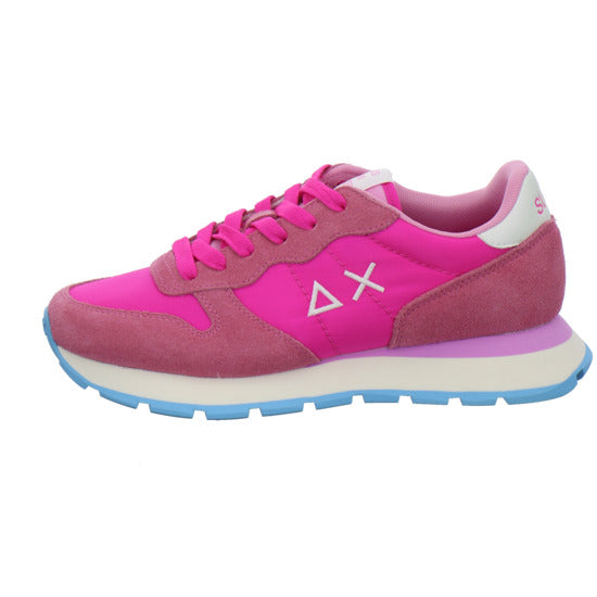 SUN68 Ally Solid Schnürhalbschuhe Pink - 360° Ansicht