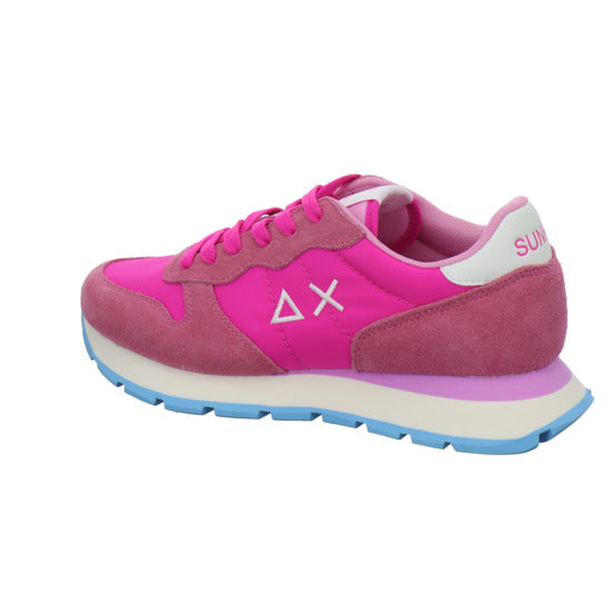 SUN68 Ally Solid Schnürhalbschuhe Pink - 360° Ansicht