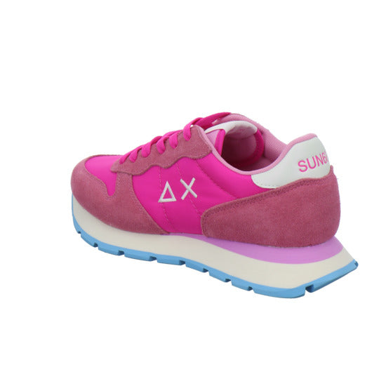 SUN68 Ally Solid Schnürhalbschuhe Pink - 360° Ansicht