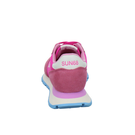 SUN68 Ally Solid Schnürhalbschuhe Pink - 360° Ansicht
