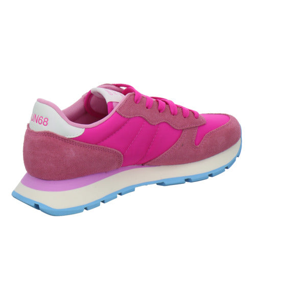 SUN68 Ally Solid Schnürhalbschuhe Pink - 360° Ansicht