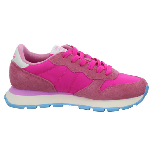 SUN68 Ally Solid Schnürhalbschuhe Pink - 360° Ansicht