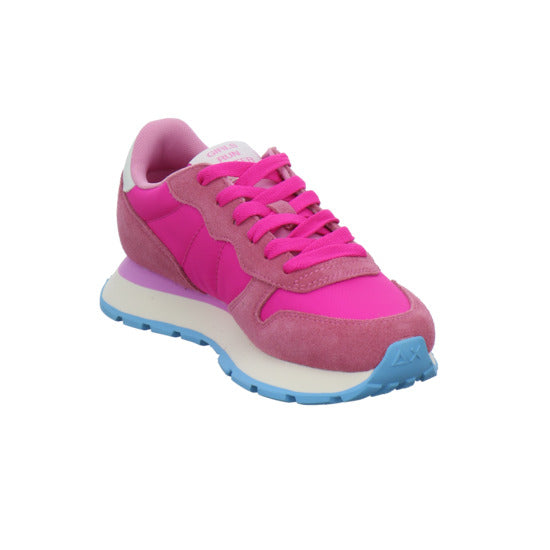 SUN68 Ally Solid Schnürhalbschuhe Pink - 360° Ansicht